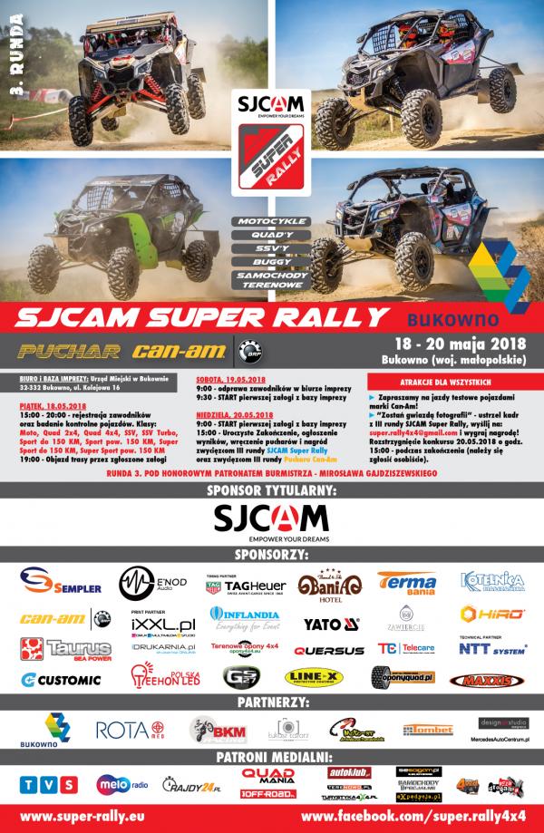 SUPER RALLY Bukowno 2018 PLAKAT